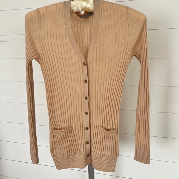 Vince 100% Cashmere Neutral Cardigan - Picture 6 of 6